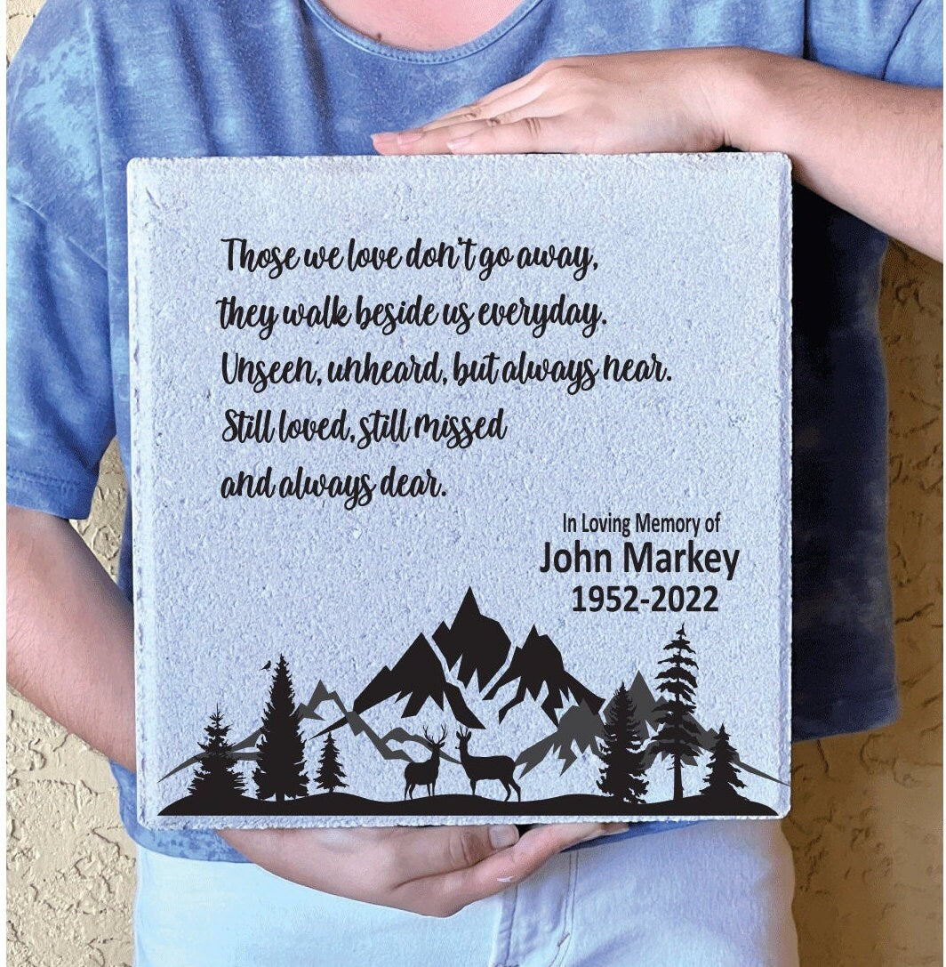 Memorial Stone - Custom Sympathy Gift | Personalized Bereavement Tribute