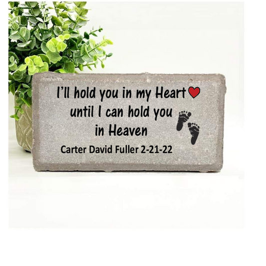 Baby Memorial Gift – Personalized Infant Memorial Stone | Heartfelt Keepsake
