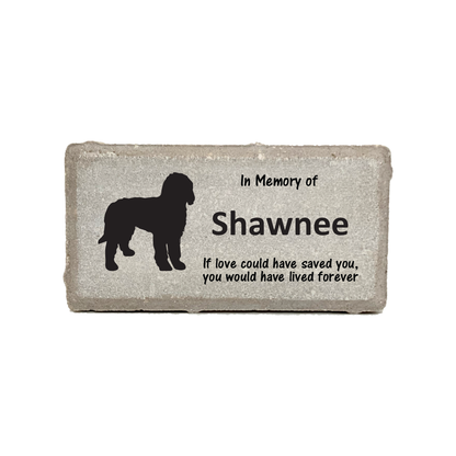 Golden Doodle Memorial Stone - Personalized Pet Memorial Stone for Garden & Home