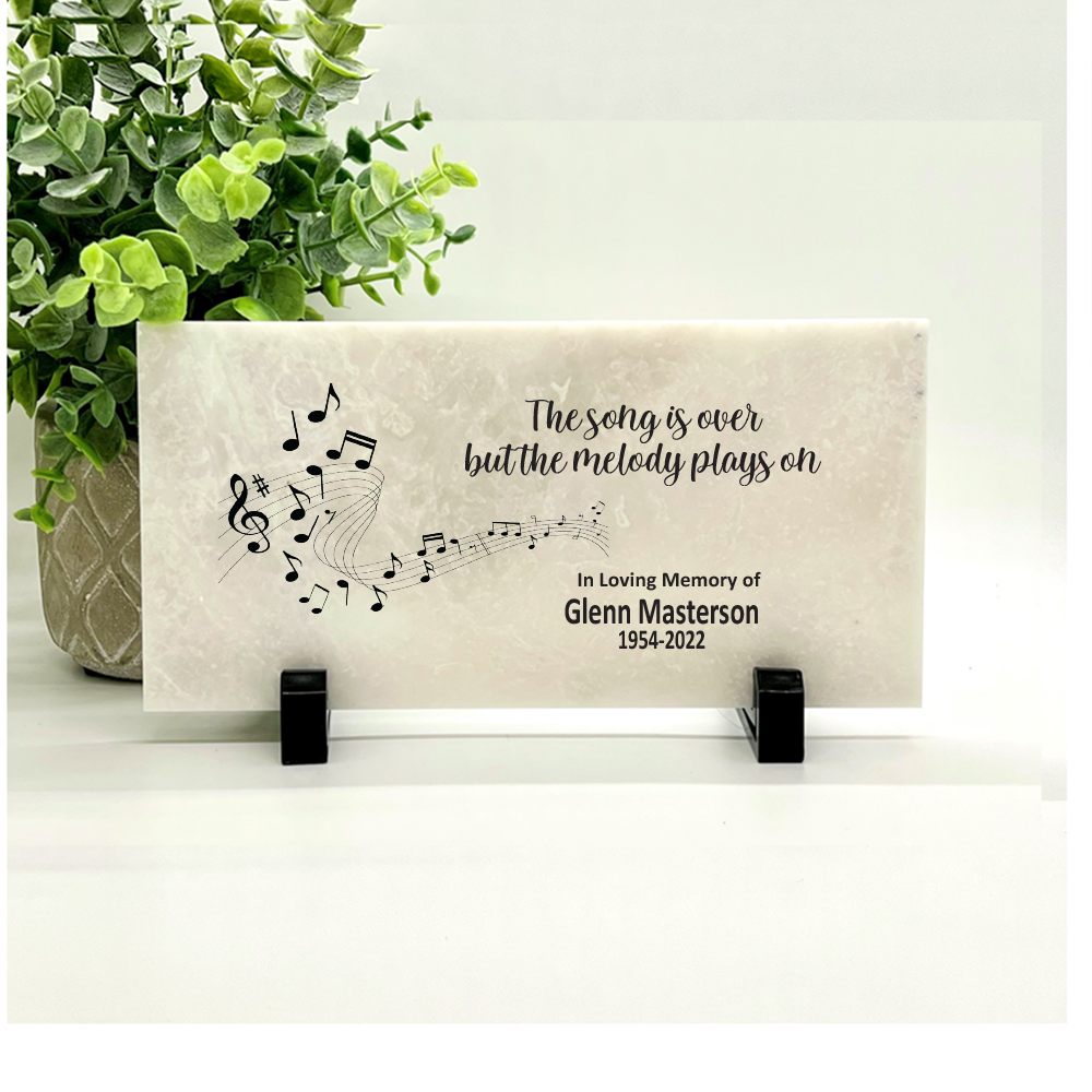 Musician Memorial Stone - Personalized Remembrance Stone