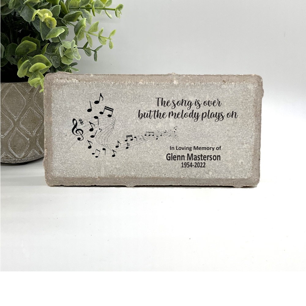 Musician Memorial Stone - Personalized Remembrance Stone