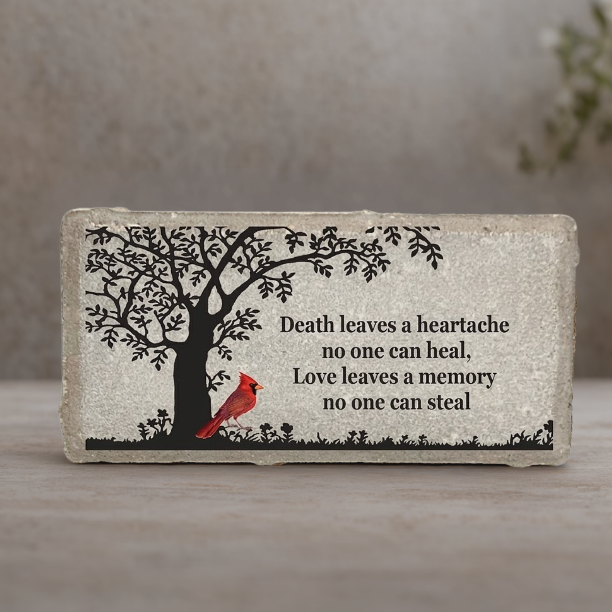 Cardinal Memorial Memorial Stone - Personalized Sympathy Gift for ...