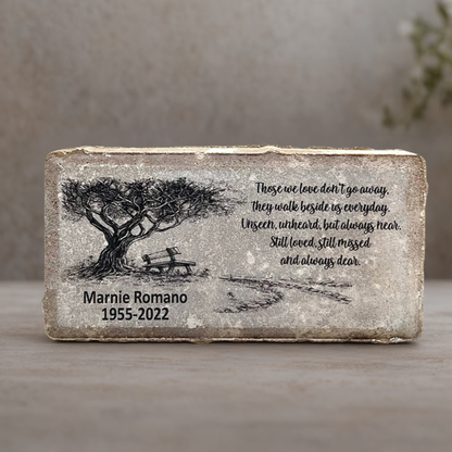 Memorial Stone – Personalized Sympathy Gift | Custom Bereavement & Grief Support