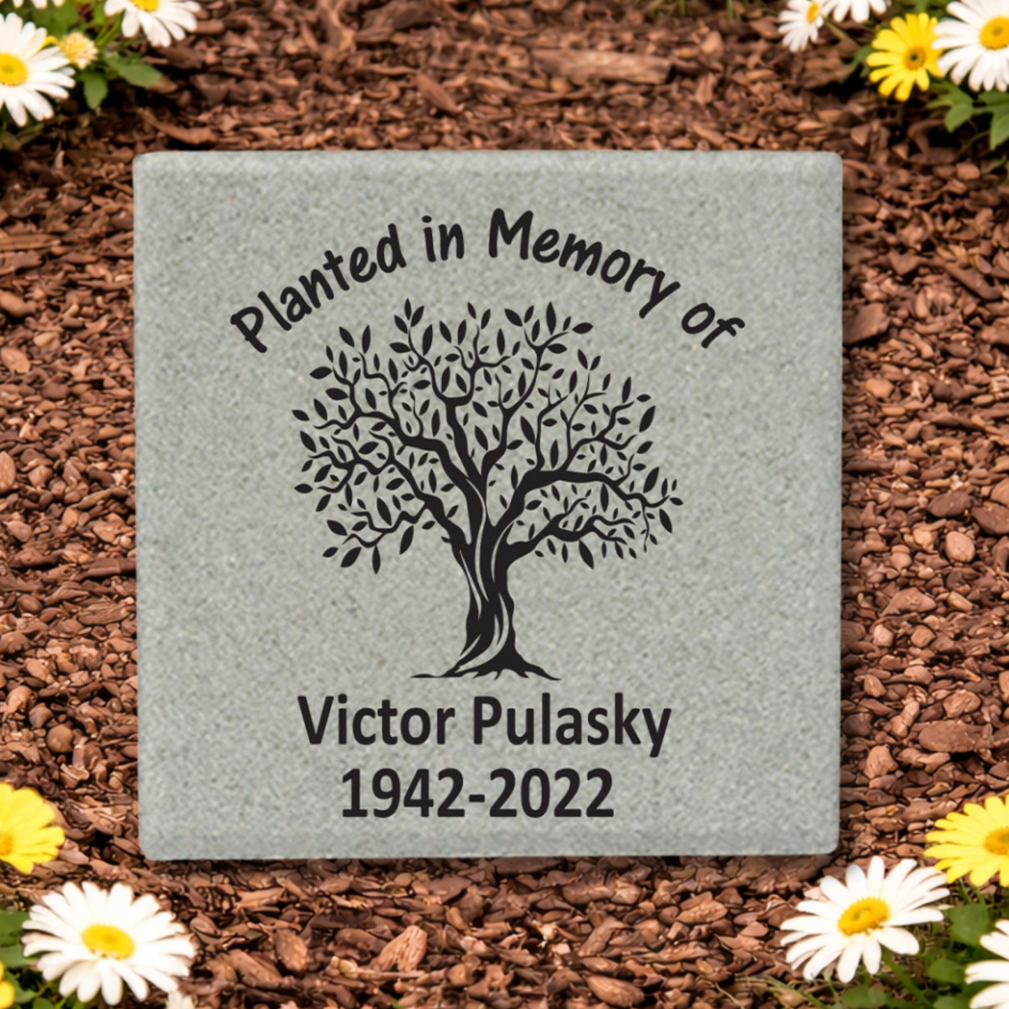 Personalized Memorial Stone - Custom Garden Memorial Stone | Remembrance Gift