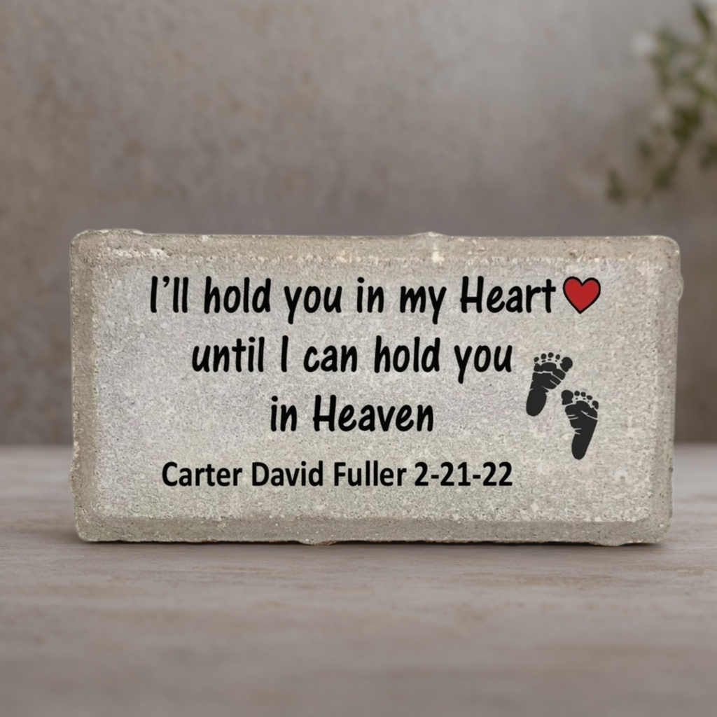 Baby Memorial Gift – Personalized Infant Memorial Stone | Heartfelt Keepsake