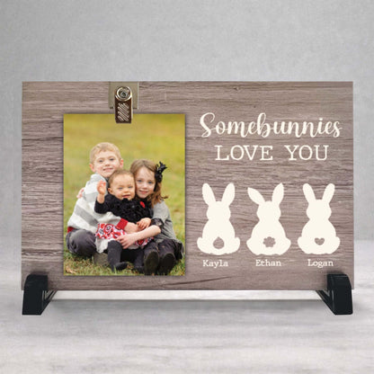 Personalized Easter Frame - Custom Wood Frame