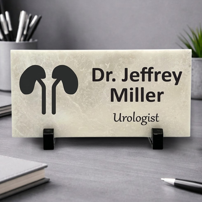 Urologist Marble Desk Name Plate