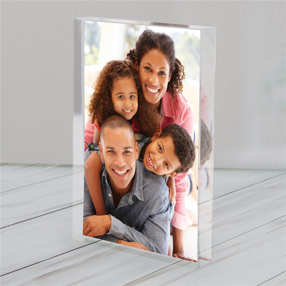 Personalized Photo Acrylic Block Keepsake – Custom Picture Paperweight Gift