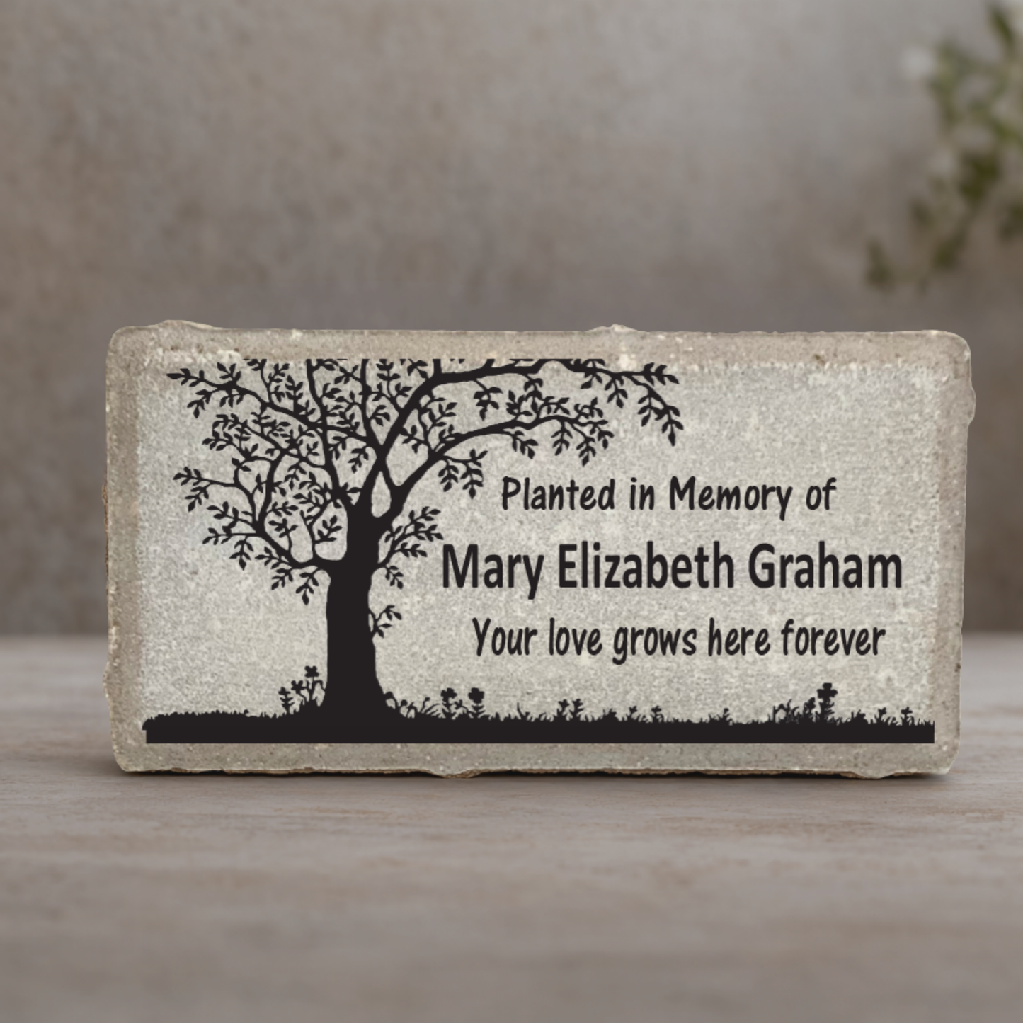 Personalized Memorial Stone - Custom Sympathy Gift | Garden Plaque