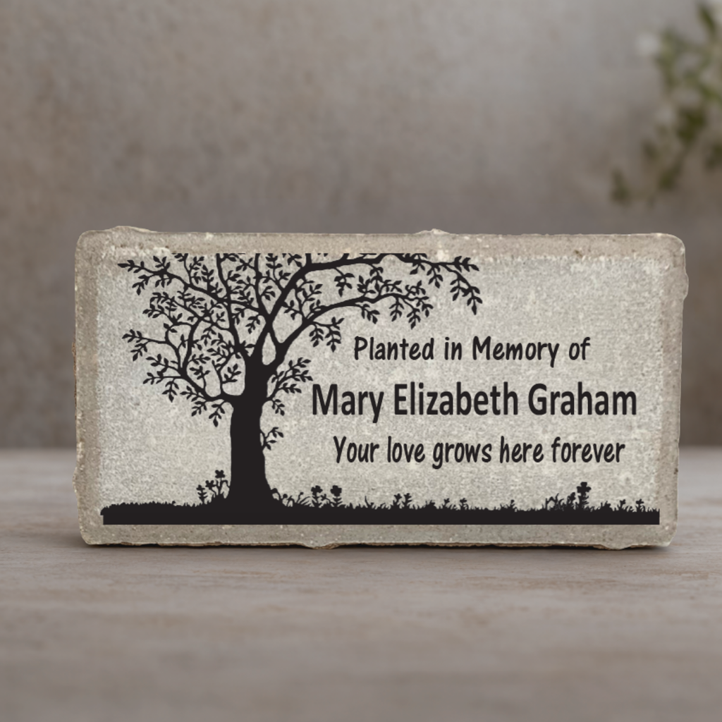 Personalized Memorial Stone - Custom Sympathy Gift | Garden Plaque