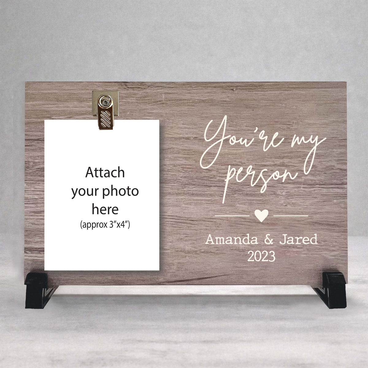 Custom Wood Frame – You're My Person Personalized Picture Frame