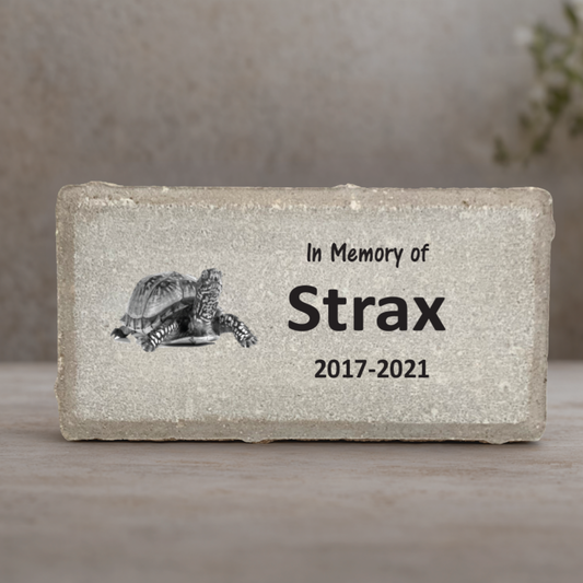 Turtle Memorial Stone | Personalized Pet Memorial Stone | Custom Sympathy Gift