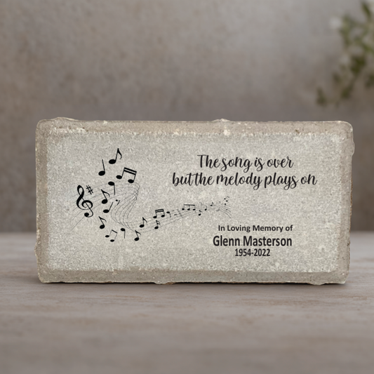 Musician Memorial Stone - Personalized Remembrance Stone