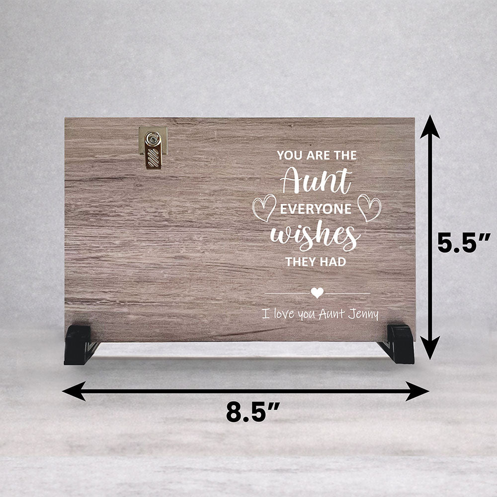 Personalized Wood Clip Photo Frame: “You Are The [Title] Everyone Wishes They Had”
