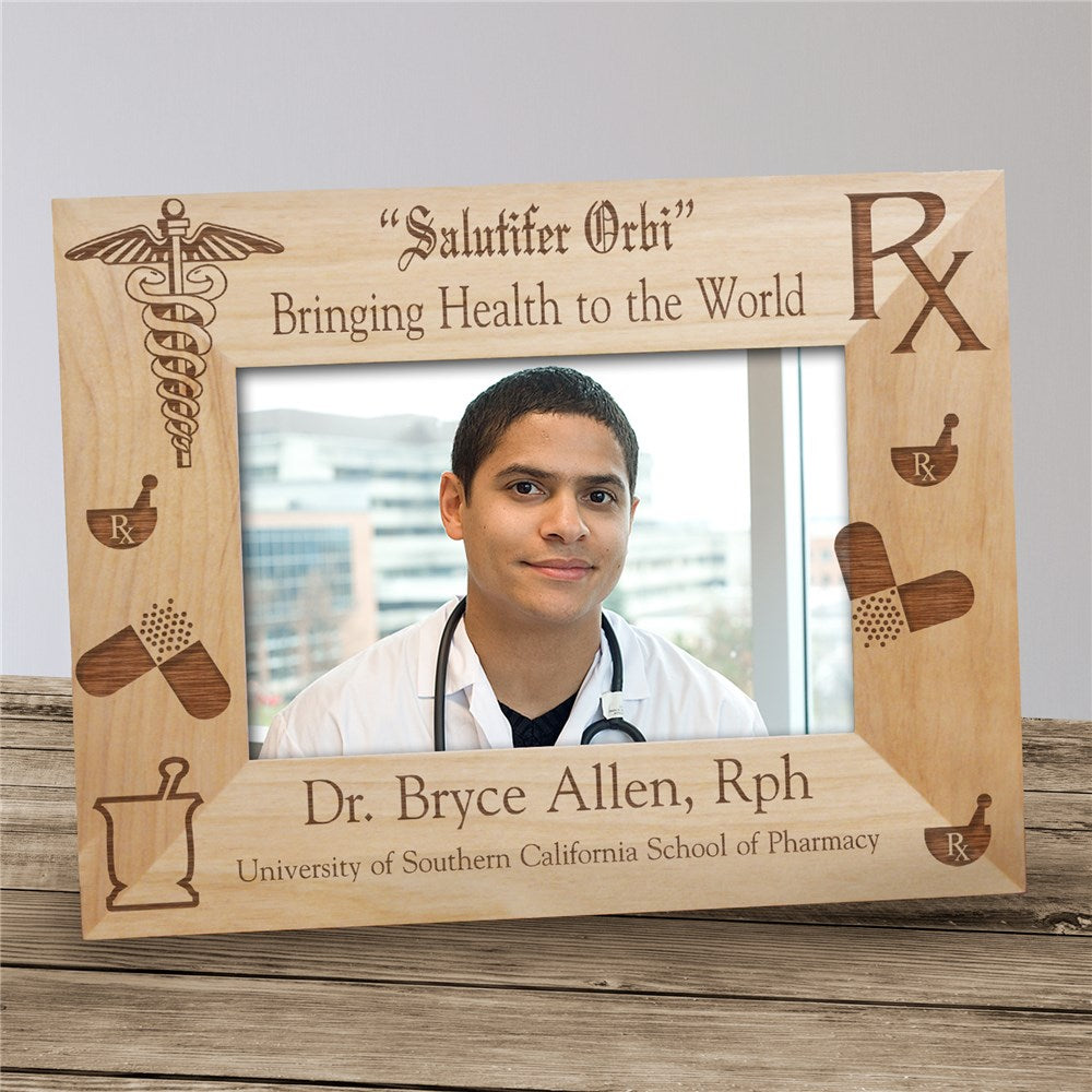 Pharmacist Picture Frame – Engraved Pharmacy Graduation Frame