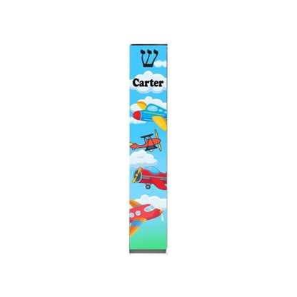 Personalized Acrylic Mezuzah – Airplane Kids Mezuzah Case | Custom Jewish Gift
