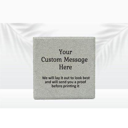 Personalized Memorial Gift with a variety of indoor and outdoor stone choices at www.florida-funshine.com. Our Personalized Family And Friends Memorial Stones serve as heartfelt sympathy gifts for those grieving the loss of a loved one, ensuring a lasting tribute cherished for years. Enjoy free personalization, quick shipping in 1-2 business days, and quality crafted memorials made in the USA.