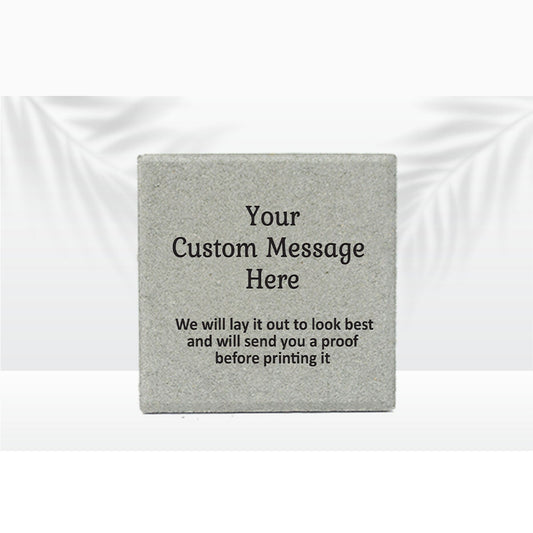 Personalized Memorial Gift with a variety of indoor and outdoor stone choices at www.florida-funshine.com. Our Personalized Family And Friends Memorial Stones serve as heartfelt sympathy gifts for those grieving the loss of a loved one, ensuring a lasting tribute cherished for years. Enjoy free personalization, quick shipping in 1-2 business days, and quality crafted memorials made in the USA.