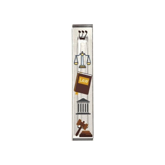 Lawyer Mezuzah Case – Acrylic Attorney Mezuzah