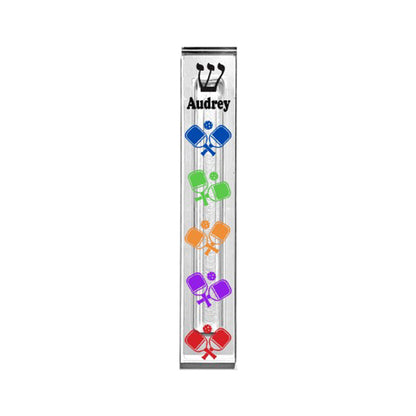 Pickleball Acrylic Mezuzah - Custom UV Printed Mezuzah Case for Entryway