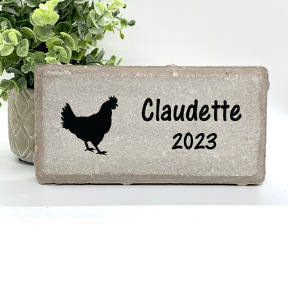 Personalized Chicken Memorial Gifts with a variety of indoor and outdoor stone choices at www.florida-funshine.com. Our Custom Pet Memorial Stones serve as heartfelt sympathy gifts for those grieving a pet loss, ensuring a lasting tribute cherished for years. Enjoy free personalization, quick shipping in 1-2 business days, and quality crafted memorials made in the USA.