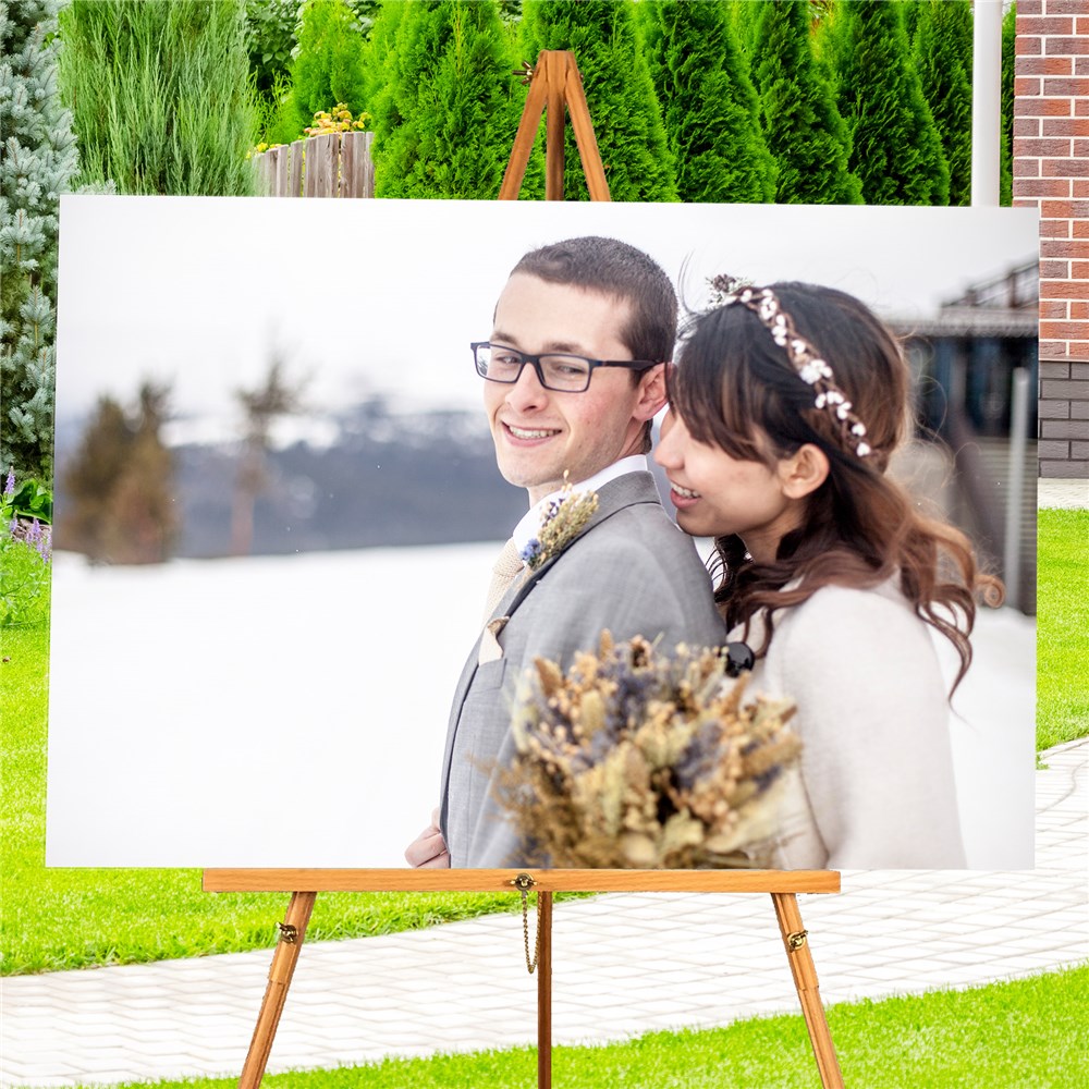 Personalized Photo Acrylic Sign – Custom Wedding, Shower, or Event Sign
