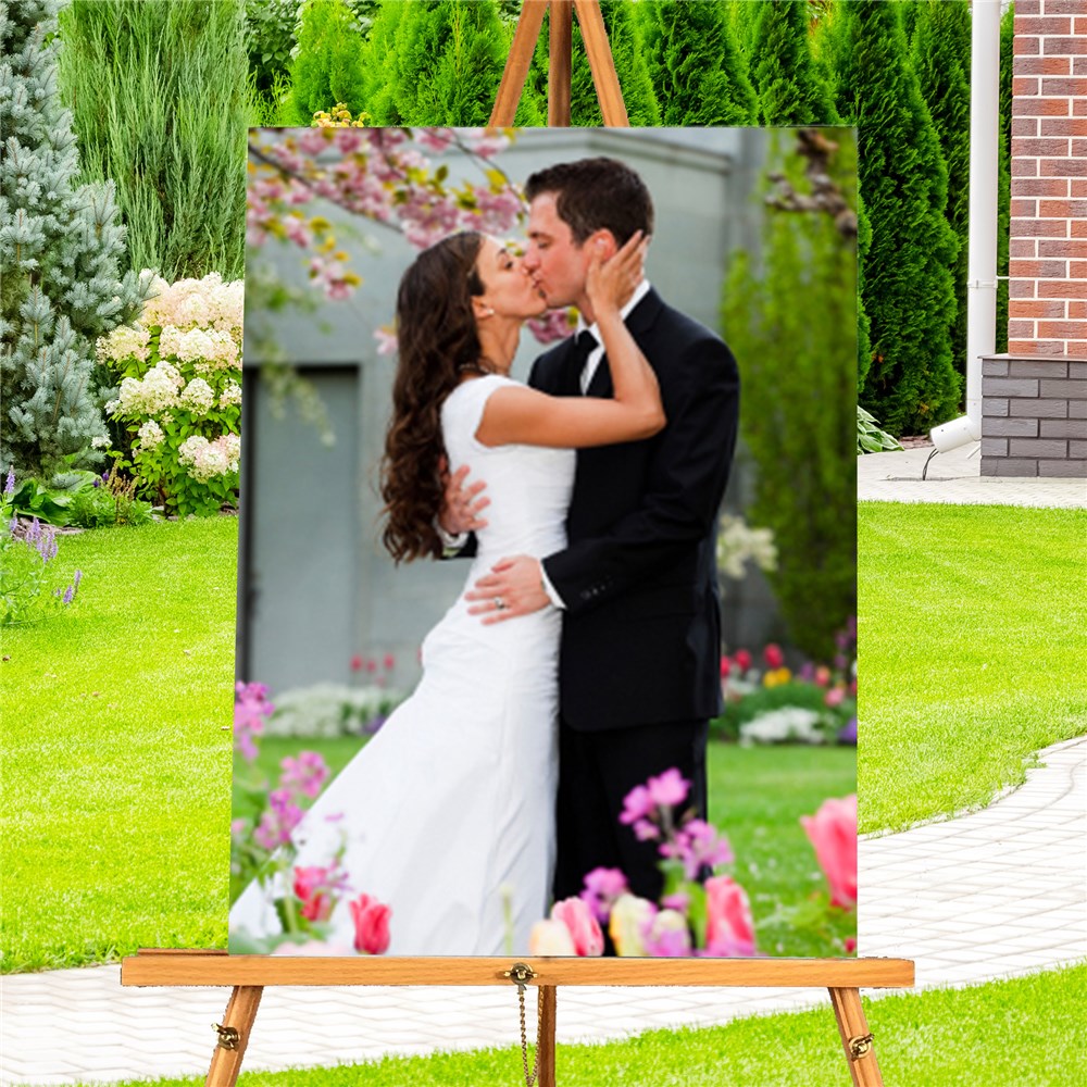 Personalized Photo Acrylic Sign – Custom Wedding, Shower, or Event Sign