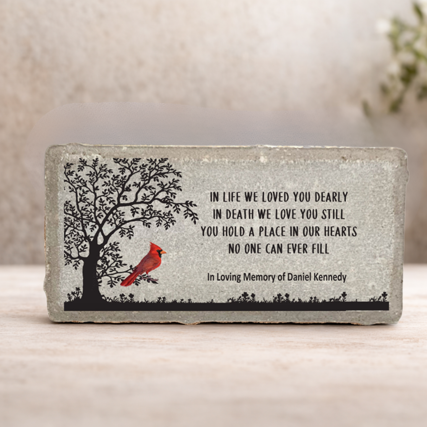 Personalized Memorial Stone – Custom Sympathy Gift | Garden Plaque