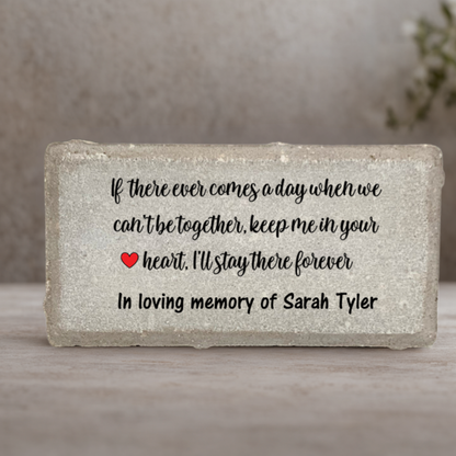 Personalized Memorial Stone – Custom Stone | Garden & Indoor Keepsake