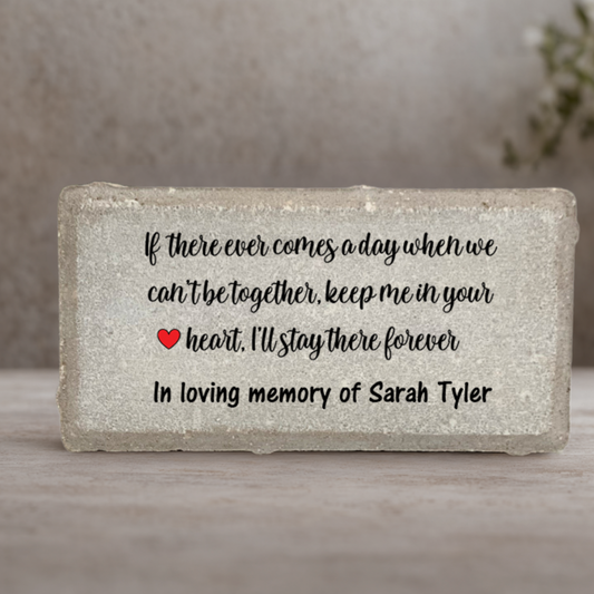 Personalized Memorial Stone – Custom Stone | Garden & Indoor Keepsake