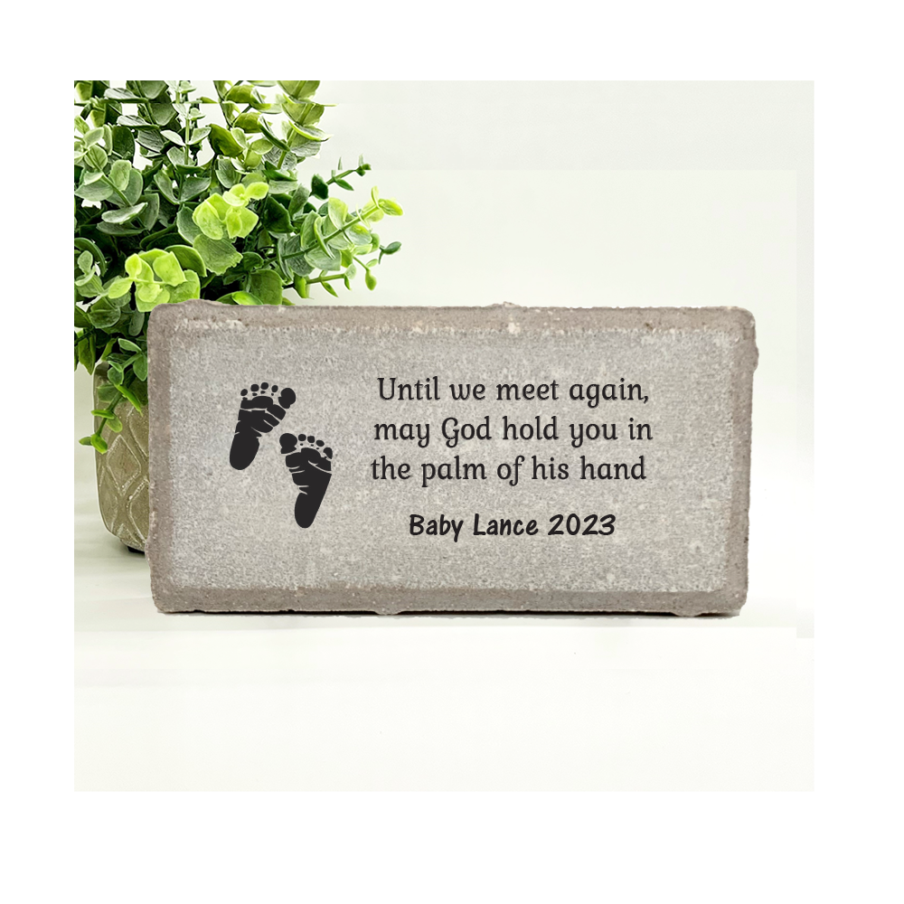 Baby Memorial Stone - Personalized Infant Grave Marker | Custom Keepsake Gift