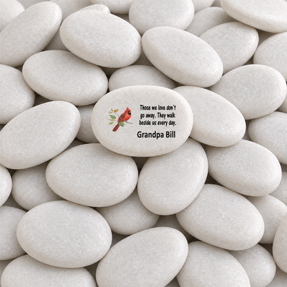 Cardinal Memorial Stone – Personalized Sympathy Gift Keepsake