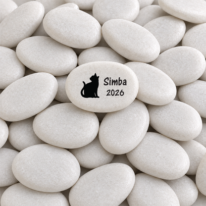 Personalized Cat Memorial | Custom Pet Keepsake Stone