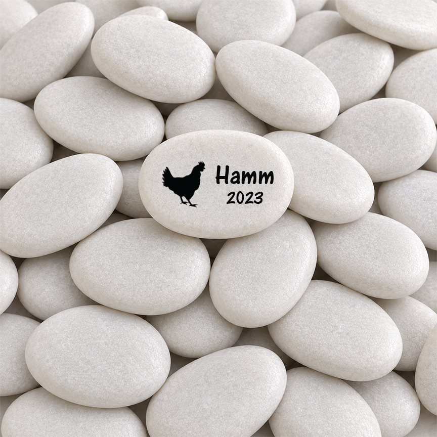 Chicken Memorial Stone – Personalized Pet Memorial Stone | Keepsake Gift