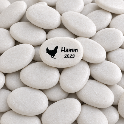 Chicken Memorial Stone – Personalized Pet Memorial Stone | Keepsake Gift