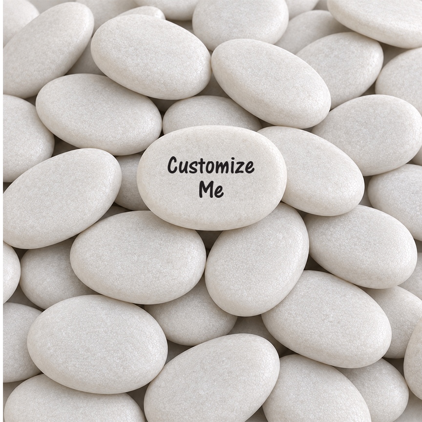 Personalized Memorial Stone - Custom Printed Stones | Marble Rock Gift