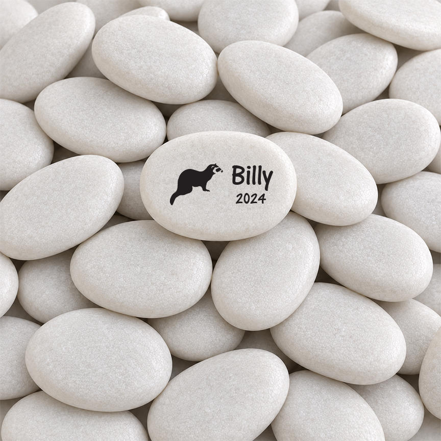 Ferret Memorial Stone - Personalized Pet Memorial Keepsake Gift