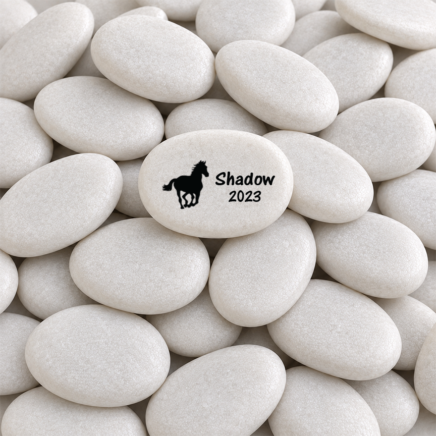 Horse Memorial Stone - Personalized Custom Keepsake For Pet Loss Remembrance