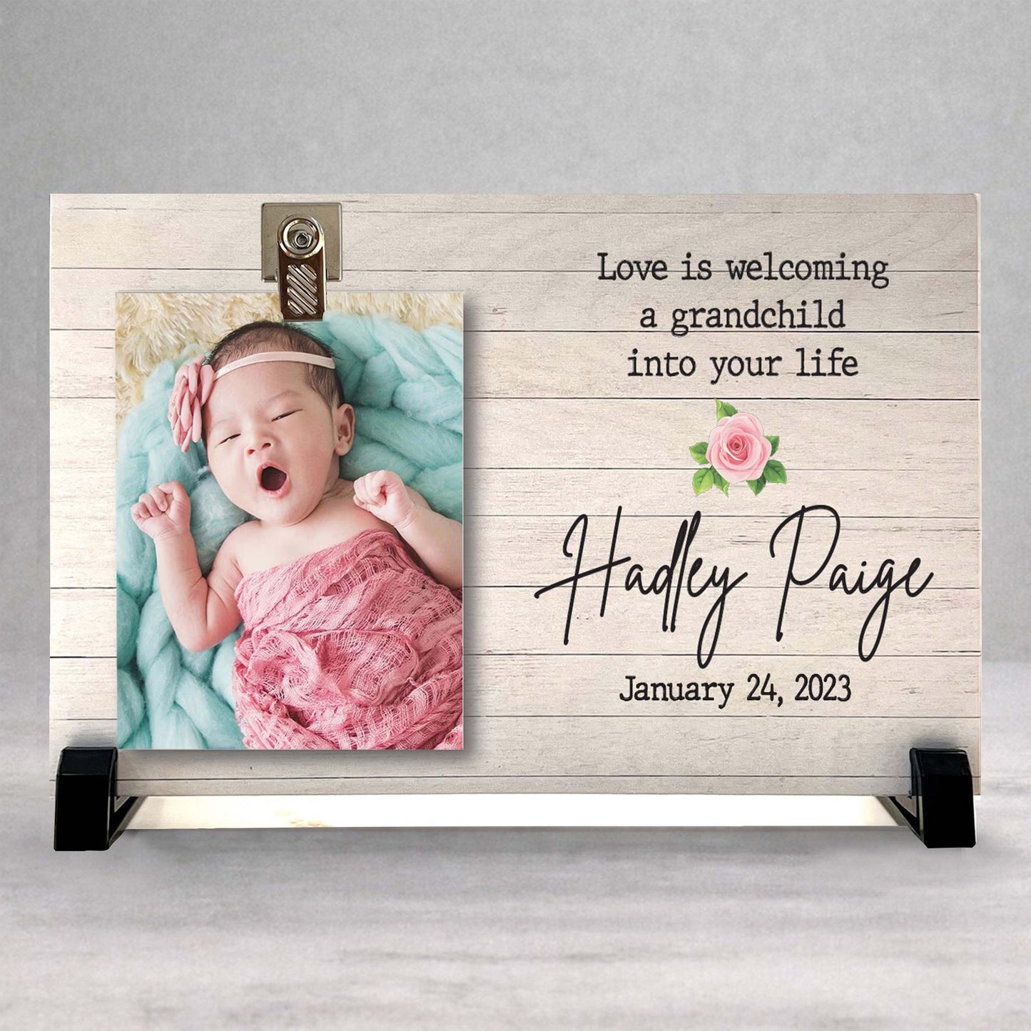 Personalized Grandparent Frame - Custom Picture Frame for New Grandparents Gift