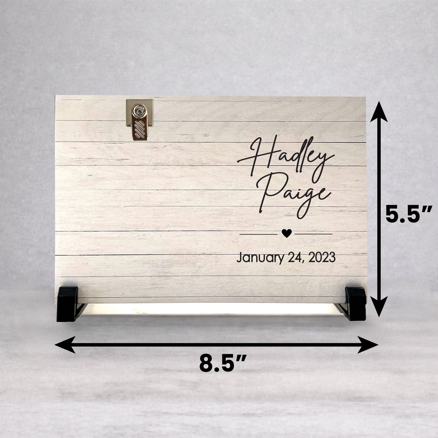 Personalized Baby Frame - Custom Baby Gift | Name & Birth Date Display