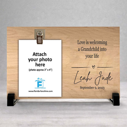 Personalized Grandparent Frame - Custom Wooden Photo Frame | Keepsake Gift