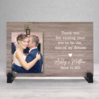 Mother of the Groom Frame - Custom Picture Frame Wedding Gift for Mom