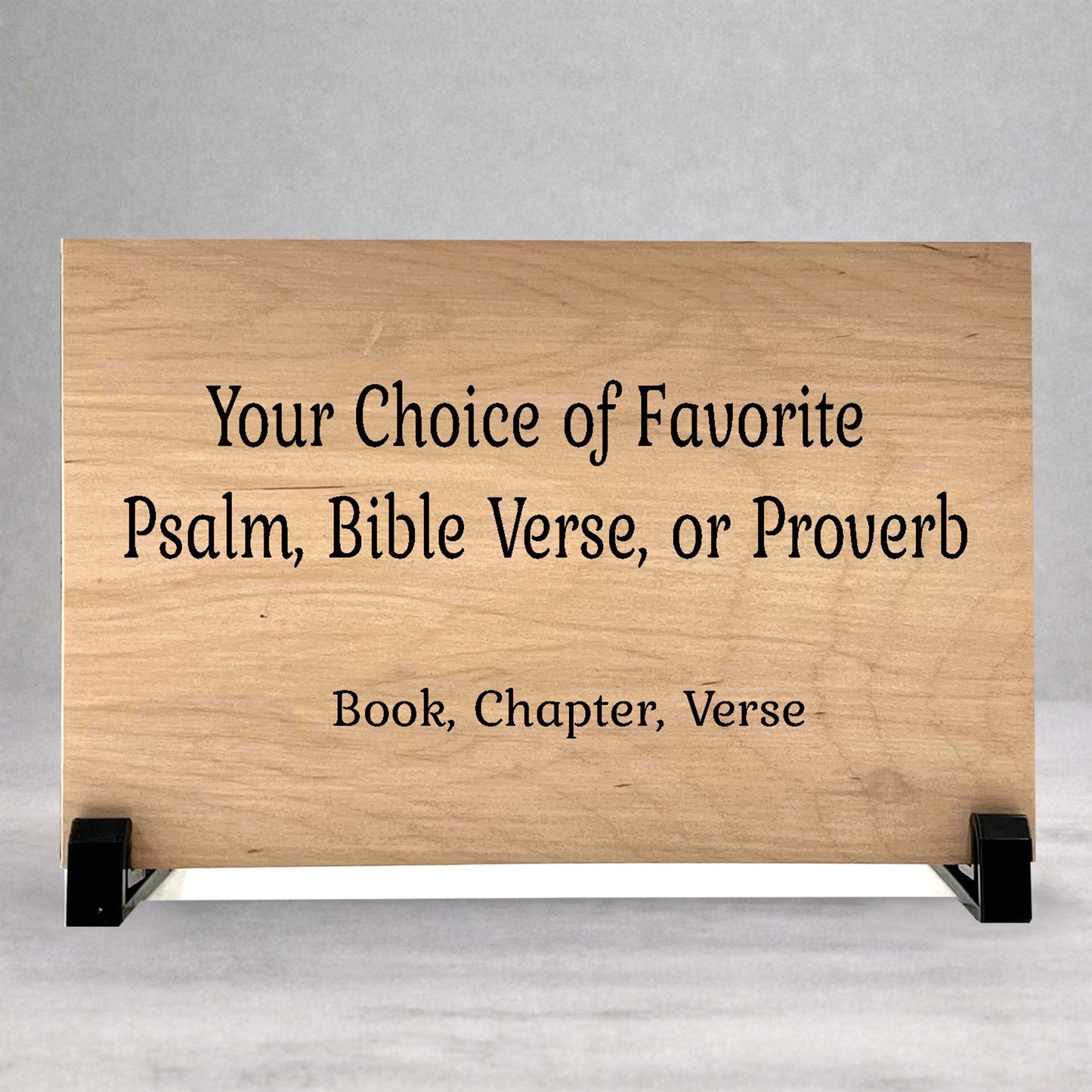 Bible Verse Sign - Personalized Wooden Bible Plaque | Custom Scripture Plaque