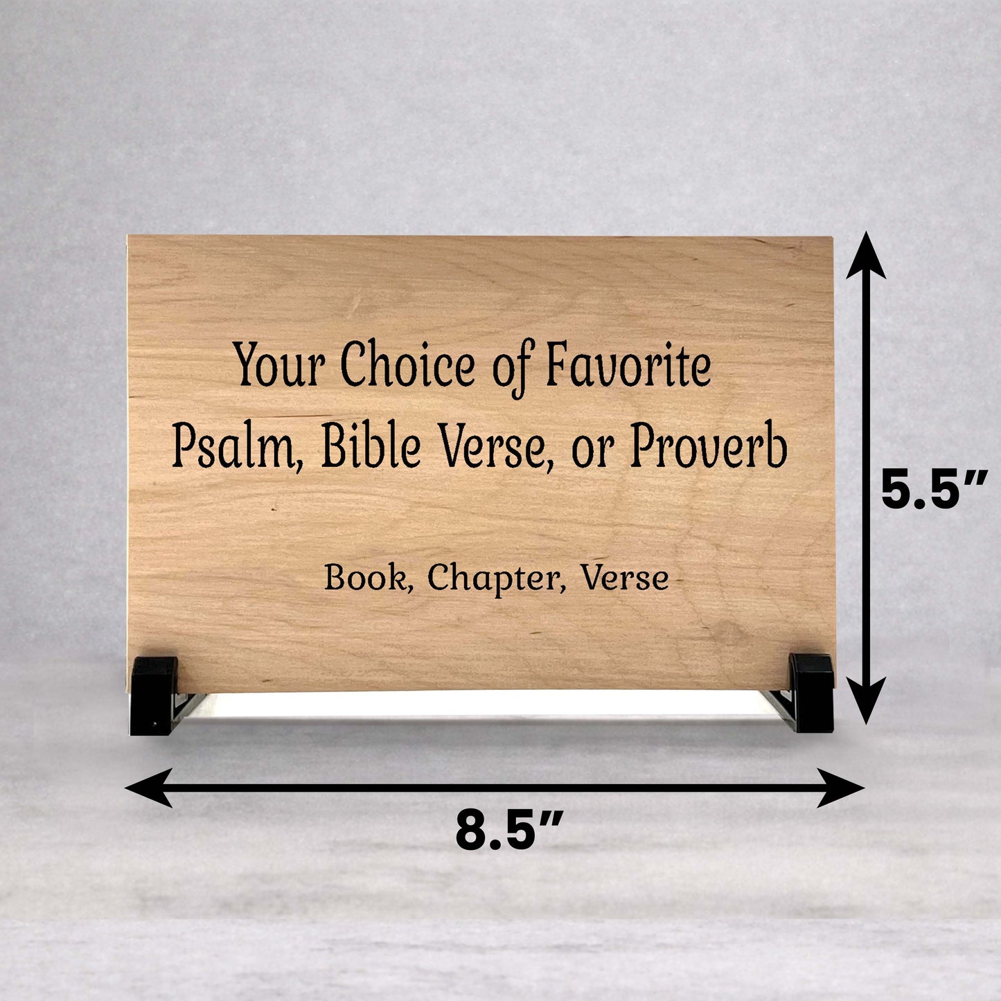 Bible Verse Sign - Personalized Wooden Bible Plaque | Custom Scripture Plaque