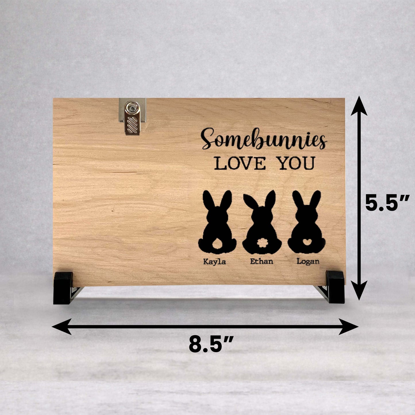 Personalized Easter Frame - Custom Wood Frame