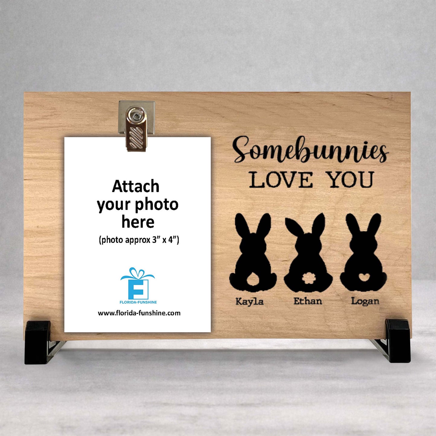 Personalized Easter Frame - Custom Wood Frame
