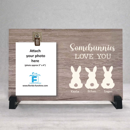 Personalized Easter Frame - Custom Wood Frame