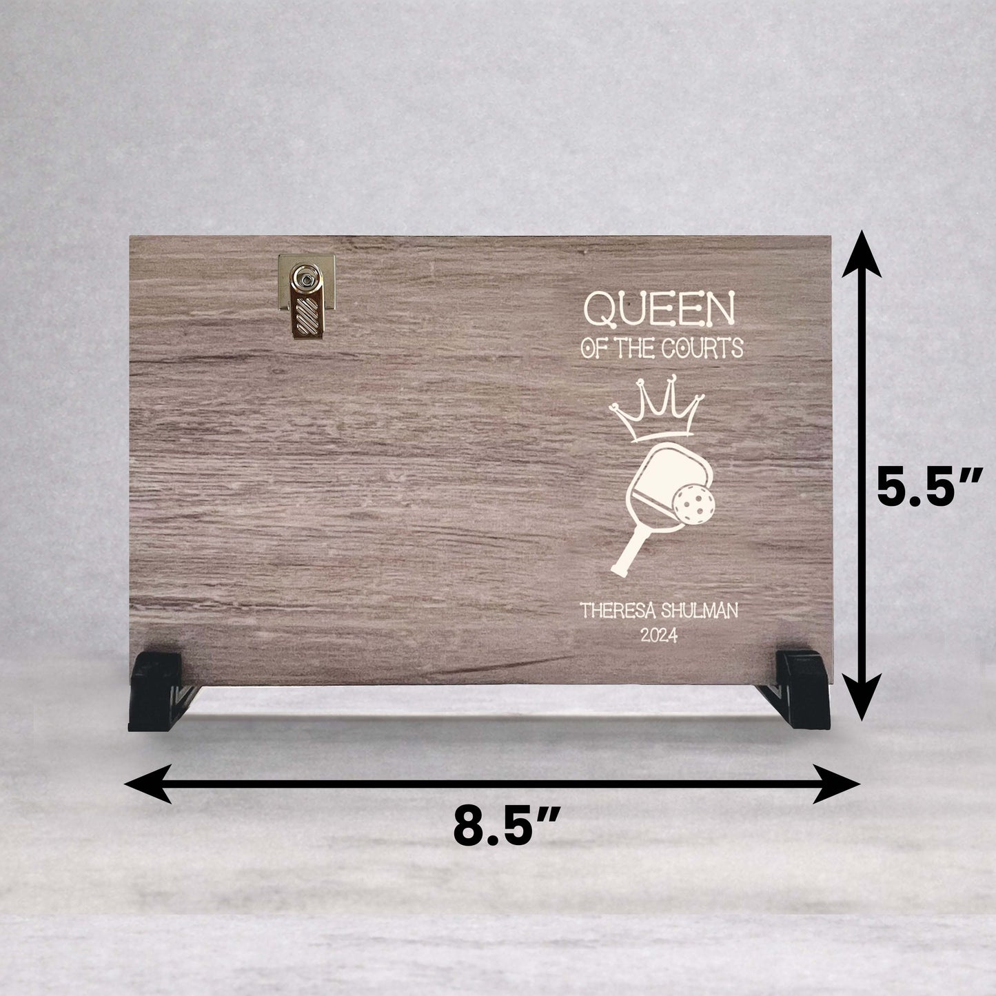Personalized Pickleball Frame - Custom Wood Frame