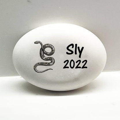Snake Memorial Stone- Personalized Pet Keepsake- Pet Loss Gift - Custom Snake Sympathy Gift - Snake Condolence Gift - Snake Memorial Gift - MemorialGiftsandmore - Memorial Stones - Pets