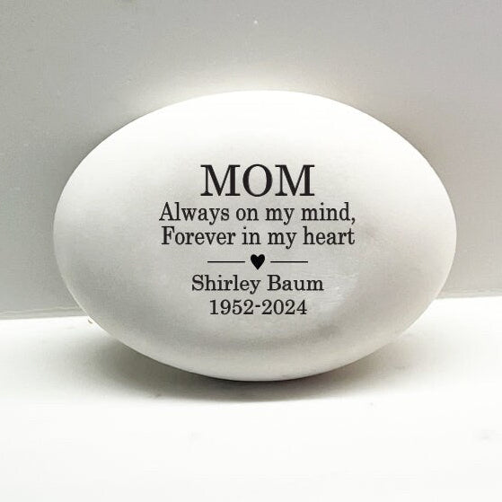 Mother Memorial Stone | Mom Memorial | Sympathy Gift | Condolence Gift | Custom Memorial Gift| Loss of Mother